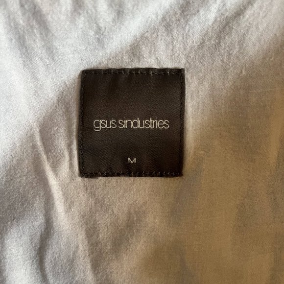 BLUE 100% COTTON MENS SHORT SLEEVED DRESS SHIRT - Picture 3 of 4